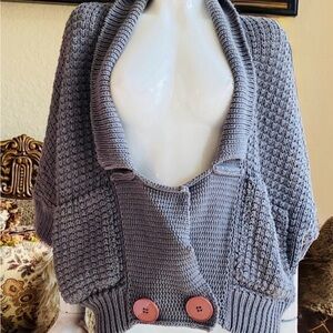 Stella McCartney Gray Cardigan Sweater
